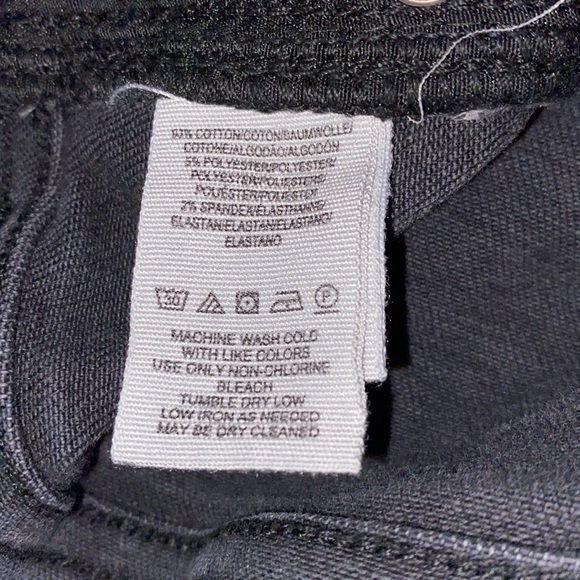 We the Free High Rise Raw Hem Skinny Jeans Black - Picture 9 of 12